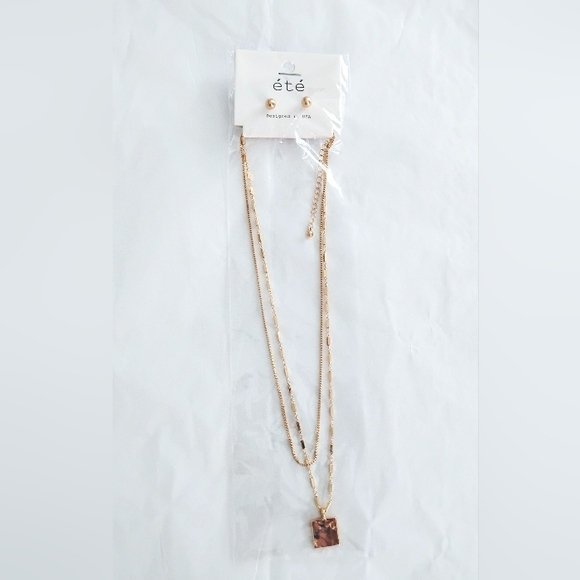 ete Jewelry - Delicate Gold Layered Necklace - Women Jewelry